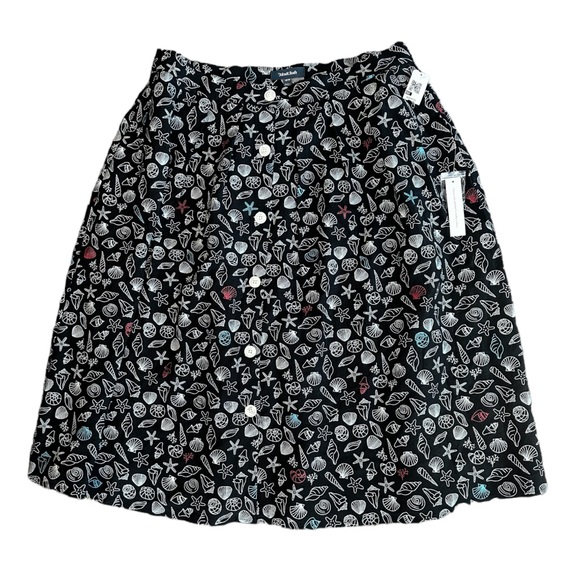 NWT ModCloth Always Turning Heads Pleated Sea Shell Skirt - Picture 2 of 5